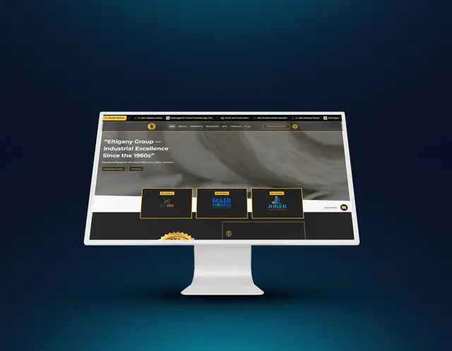 ElTigany Group website by Eslam Abdullah