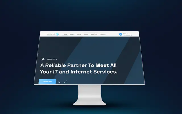 Admak Tech – website by Eslam Abdullah