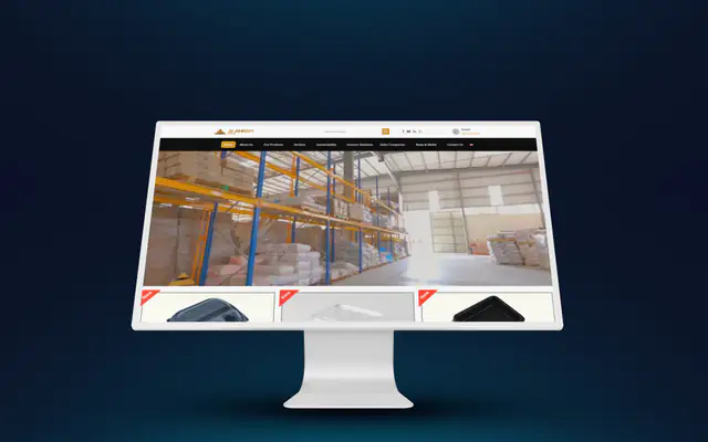 Al-Ahram For Plastic – website by Eslam Abdullah