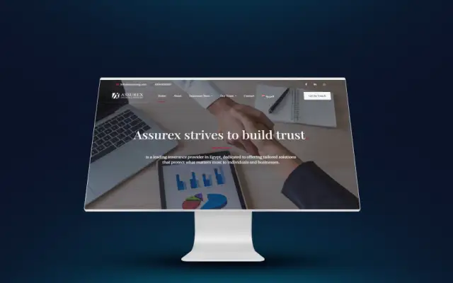 Assurex Egypt – website by Eslam Abdullah