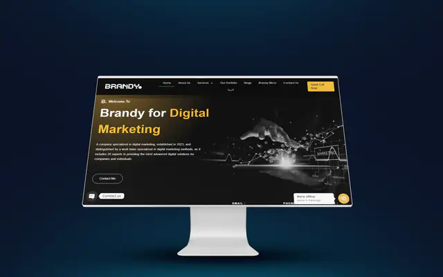 Brandy Agency – website by Eslam Abdullah