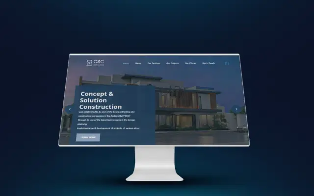 CSC SV – website by Eslam Abdullah
