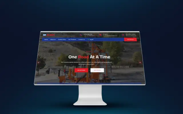 Elibol Asphalt – website by Eslam Abdullah