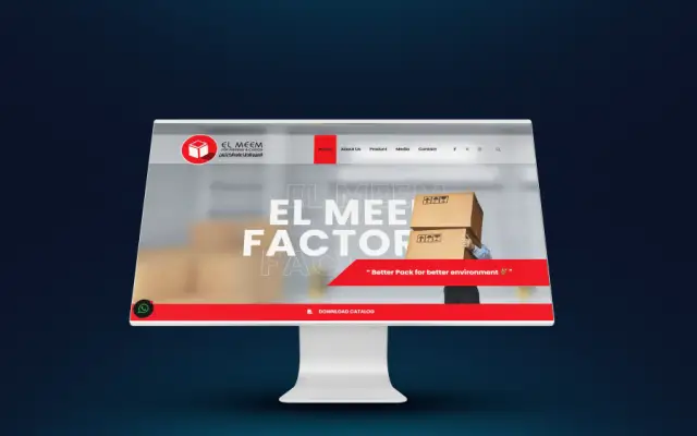 Elmeem Factory – website by Eslam Abdullah