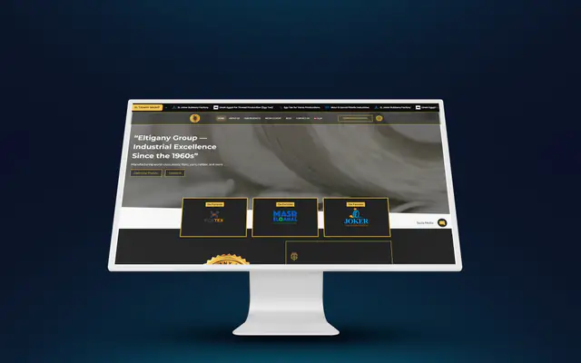 ElTigany Group – website by Eslam Abdullah