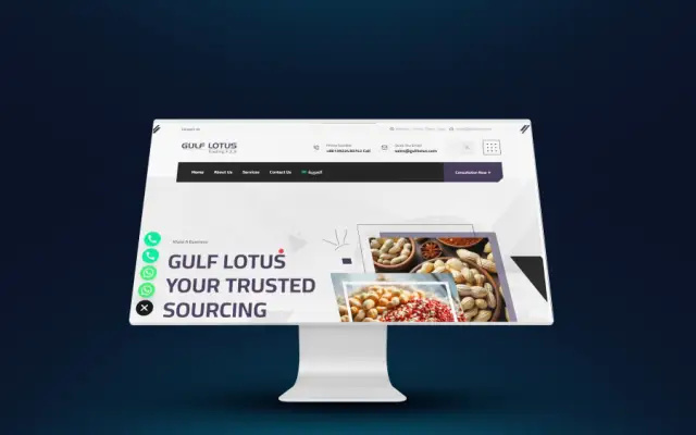 Gulf Lotus – website by Eslam Abdullah