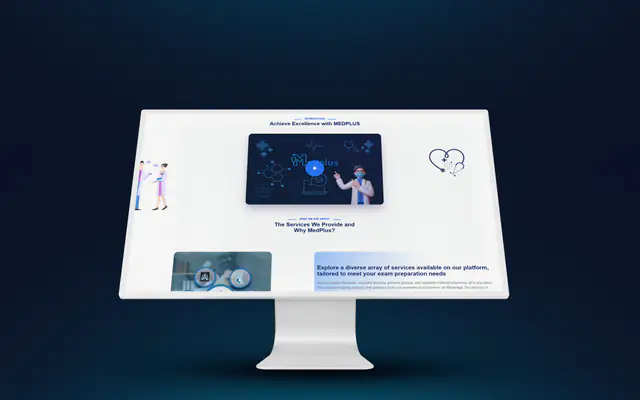 MedPlus Academy – website by Eslam Abdullah