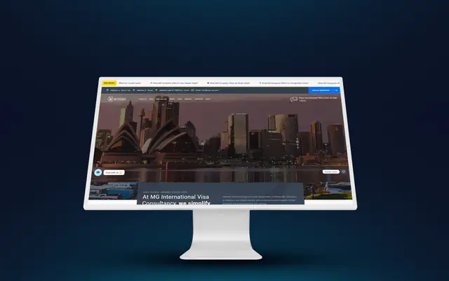MG Visa – website by Eslam Abdullah