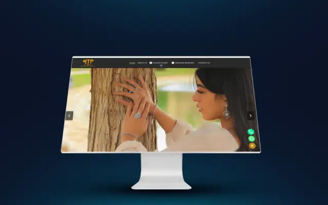 NTP Jewellery – website by Eslam Abdullah